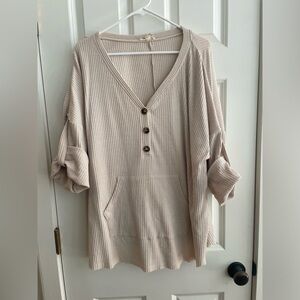 Main Strip Beige Sweater